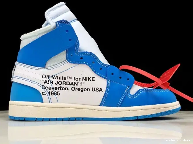 Rep AQ0818-148 UNC Powder Off-White 1 Air Blue Jordan 0525